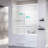 Frame Double Sliding Opening Soft-Close Shower Door  - Bathroom Sliding Opening Shower Door  - (6Mm) Thick Tempered Glass Door-124402704
