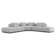 Spruce Modular Sofa Set 27 In Gris Fabric