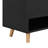 Modern Shoe Storage Unit, Black Particle Board, Stable Construction Cabinet With Functional Drawer, Adjustable Partitions, Build-727973581