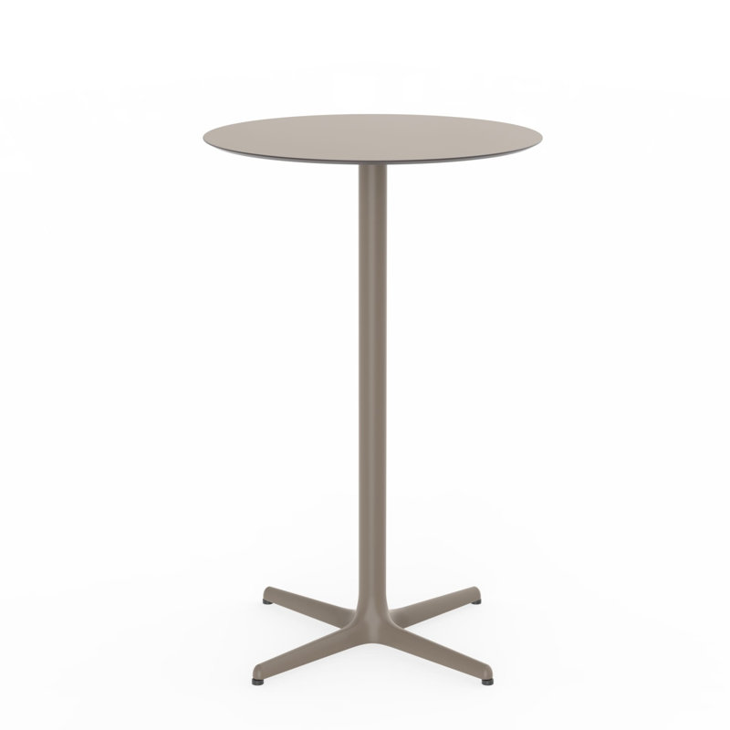 Toledo Outdoor Round Dining Table, Chocolate