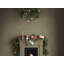 Gingerbread 6.1" Stoneware Tabletop Lantern