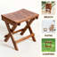 Banc de douche en teck l 18 po Brilliana