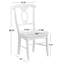 Chaise d'appoint en bois massif Narendra