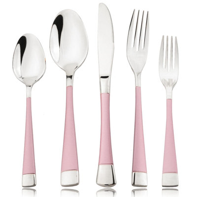 20-Piece Stainless Steel Flatware Set For 4, Mirror Polished 304 Silverware With Modern Square Handle Design, Dishwasher Safe Cutlery Set For Everyday Dining And Entertaining