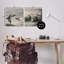 Oies et canards dans la nature, ensemble de 2 toiles, conception par Ruane Manning-542180006