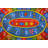 ABC Alphabet Numbers Educational Learning Game Play Non Slip Kids Oval Rug Carpet Classroom Playroom-1353067610