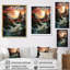 «Pohalski Asian Art Jade Palace Landscape I», reproduction sur toile-480996685-480996674