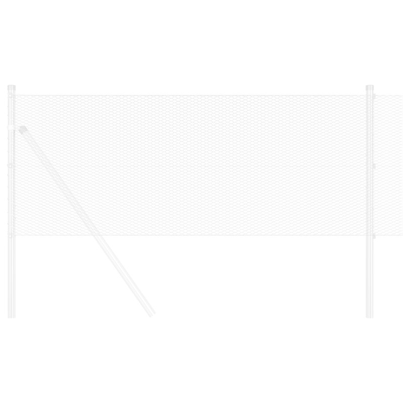 Galvanized Steel Fence Panels, 60cm H x 2500cm W