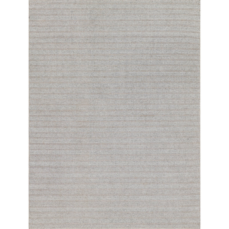 Nova Striped Area Rug in Natural Beige, Rectangle 2' x 3'