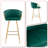 Upholstered 26.79'' Seat Height Counter Stool with Metal Frame, 2 Pieces/Set-506545428