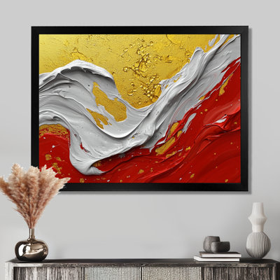 Chaos Harmony Of Sunrise Paint IV - Fractals Wall Art