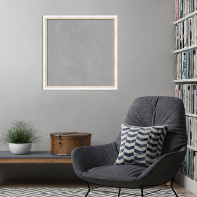 Morgan White Gold Framed Magnetic Board