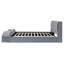 Lit gigogne double pour chat, plateforme en bois tapissier grand, maison pour animaux moderne