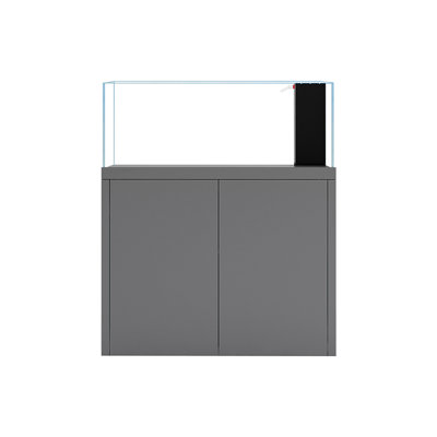 Gray Minimalist Rectangular Aquarium Tank