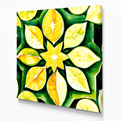 Art mural sur toile carambole fruit