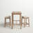 Arlyce 2 - Person Solid Wood Solid Wood Top Four Leg Dining Set
