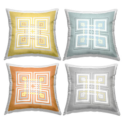 Geometric Outdoor Throw Pillow