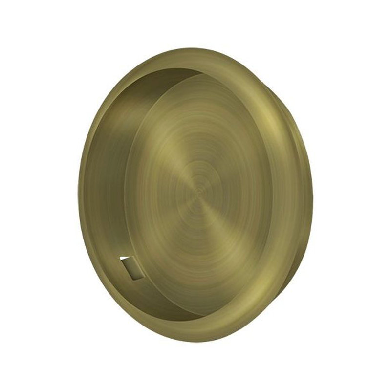 Brass Push/Pull Plate, Antique Brass