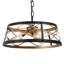 Lustre tambour moderne 3 lumières