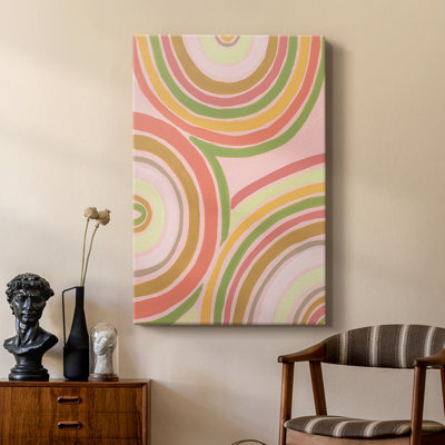 Abstract Rainbow II -Custom Wrapped Gallery Cavas