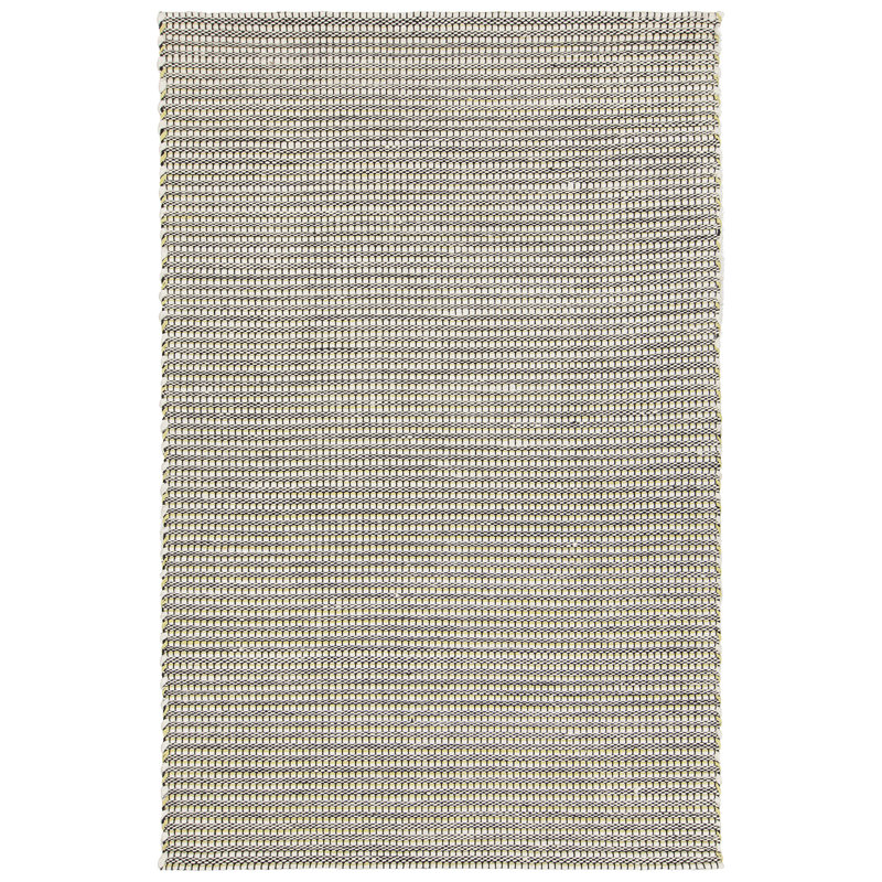 Tapis bleu/noir tissé à la main Werner, 7 pi 9 po X 10 pi 6 po