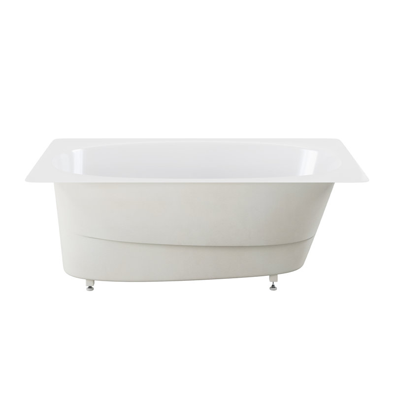 Baignoire de trempage réversible ovale 60 po x 42 po Claire