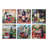 Ceramic Square 6 Piece Trivet Set