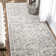 Asmin Medallion Area Rug for Living Room Bedroom Dining Room Kitchen, Grey/Ivory