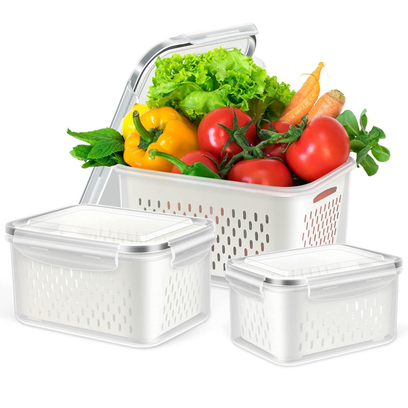 Food Storage - Set of 4 Containers and 4 Lids