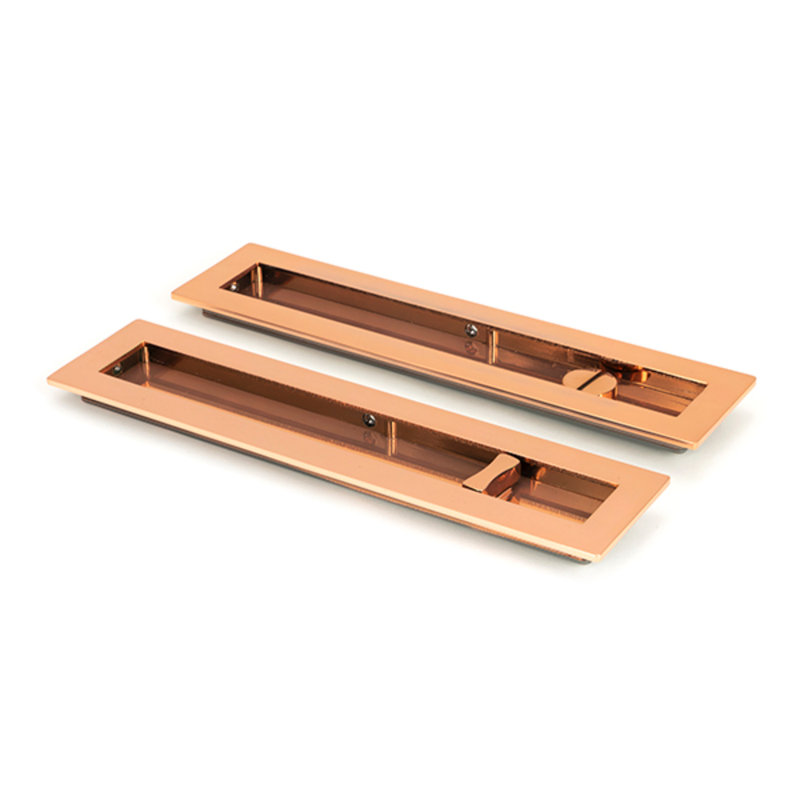 Door accessory, 25cm H x 6cm W x 1.3cm D, Polished Bronze