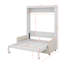 Lit escamotable double pleine grandeur avec coussin-412783793