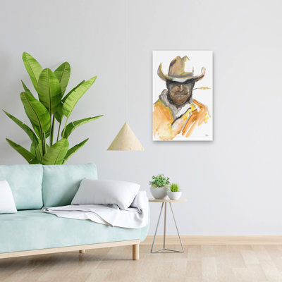 Prairie Man - Contemporary Man Cowboy Hat Art