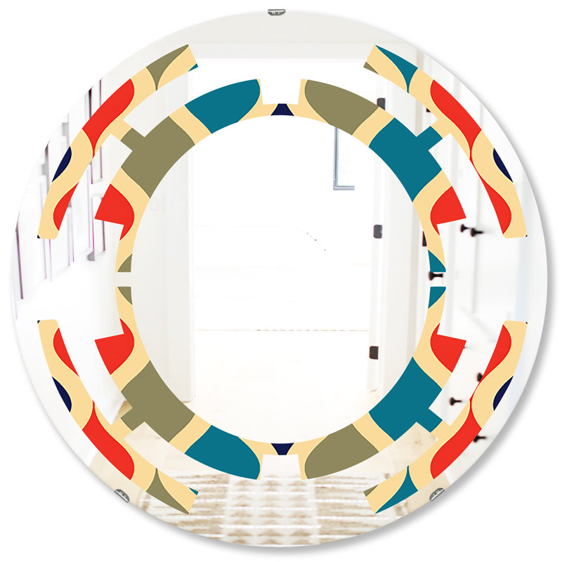 Miroir mural Space Ornamtal Design VI, 31,5 po x 31,5 po