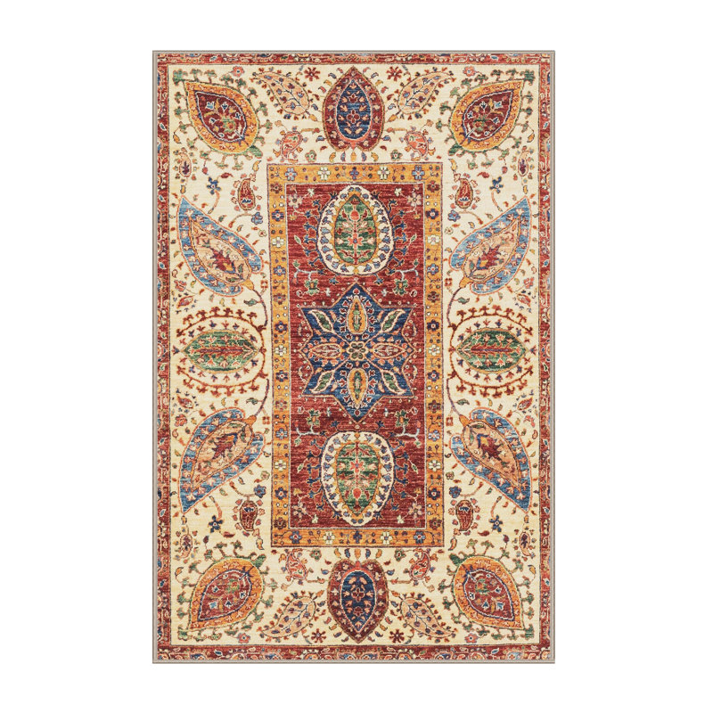 Oriental Indoor Rug, Rectangle 6' x 9'
