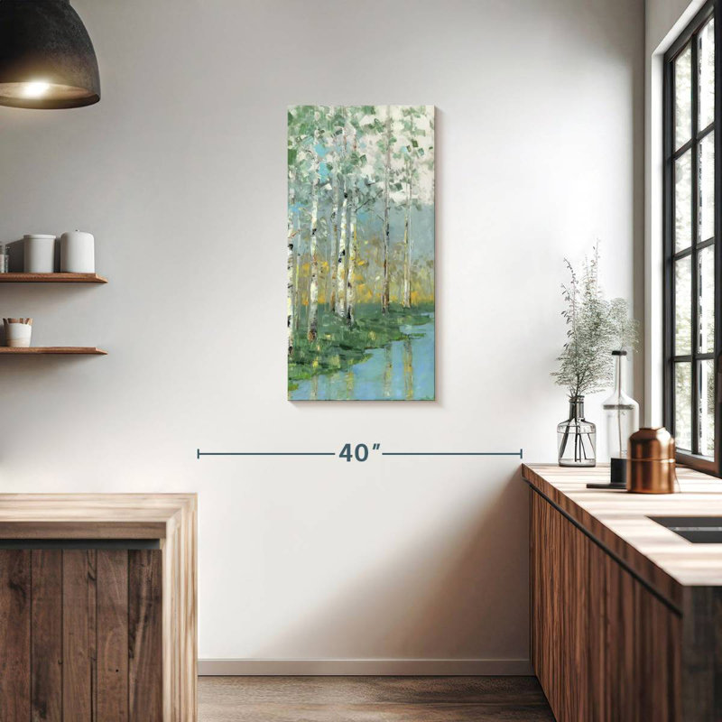 Birch Reflections III, H 36 po x l 18 po