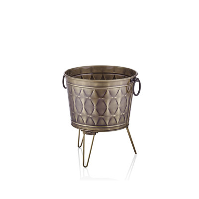 Handmade Metal Pot Planter