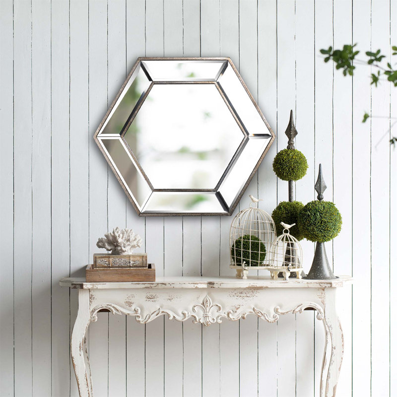 Miroir mural décoratif, H 17,9 po x l 20,7 po