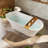 60" x 30" Freestanding Acrylic Bathtub