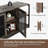 Farmhouse TV Stand, With Double Mesh Doors-1321973555