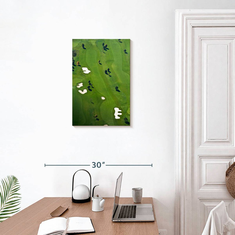 Sireci Golf Course From Above, 24" H x 16" W