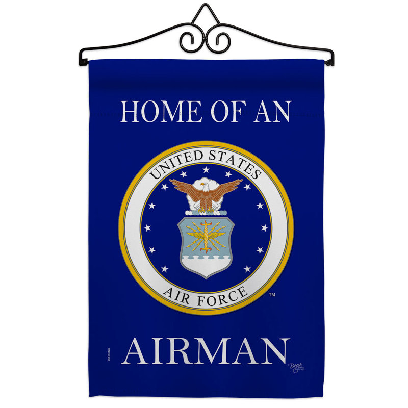 Ensemble de drapeaux en polyester 18,5 x 13 po Home of Airman