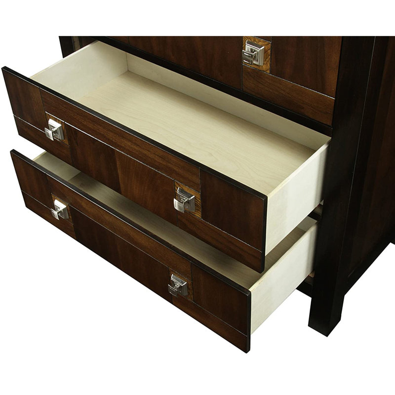 Commode 5 tiroirs en bois