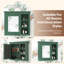 Armoire à pharmacie 30 po x 28 po, armoire de rangement murale pour salle de bain, armoire murale moderne avec miroir, armoire à pharmacie, armoire à miroir avec 3 tablettes ouvertes (meuble-lavabo non inclus)-538237629