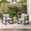 Fauteuil d'extérieur en aluminium pour patio