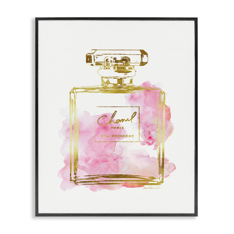 «Perfume Bottle», impression, H 20 po x l 16 po, Giclée encadrée noir minuit