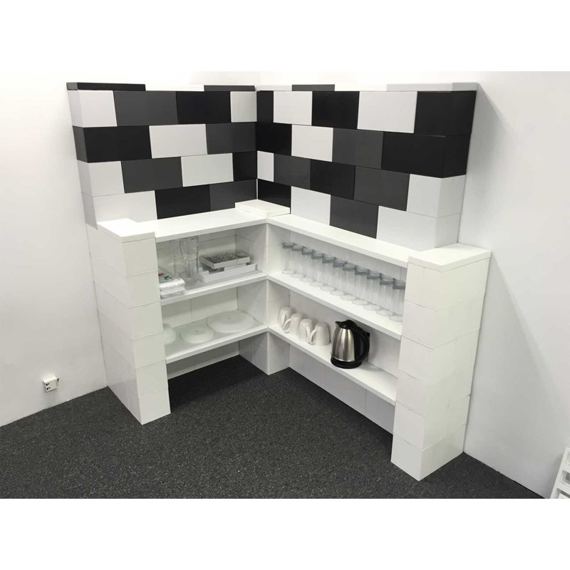 EverBlock 3 Level Double Corner Kit Version 1, Black