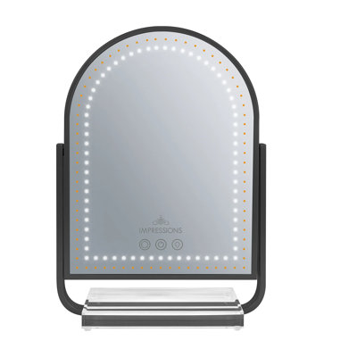 Miroir de maquillage à trois tons à DEL Glimmer Arch