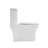 Ceramic Toilet One Piece For Bathroom 12 - Inch Rough In 1.22/1.6 Dual Flush With Soft Close Pp Seat 800G Map Quiet And Clean Skirted Quick Release Hinge Efficient Style