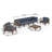 Sklar Acacia 6 - Person Patio Conversation Set with Cushions-1316252537