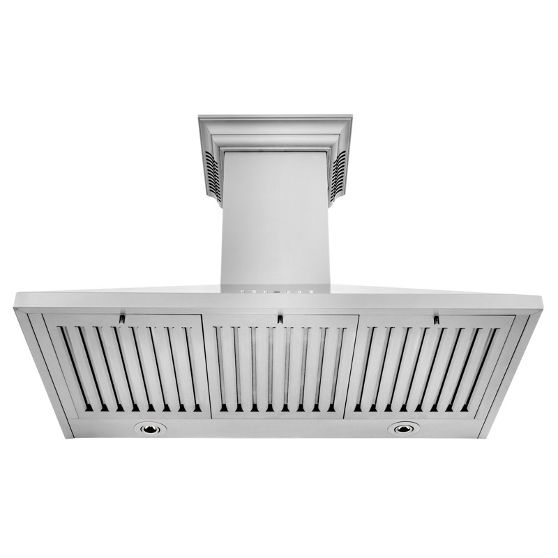 36" Crown Sound 400 CFM Convertible Wall Mount Range Hood in Stainless Steel with Wi-Fi